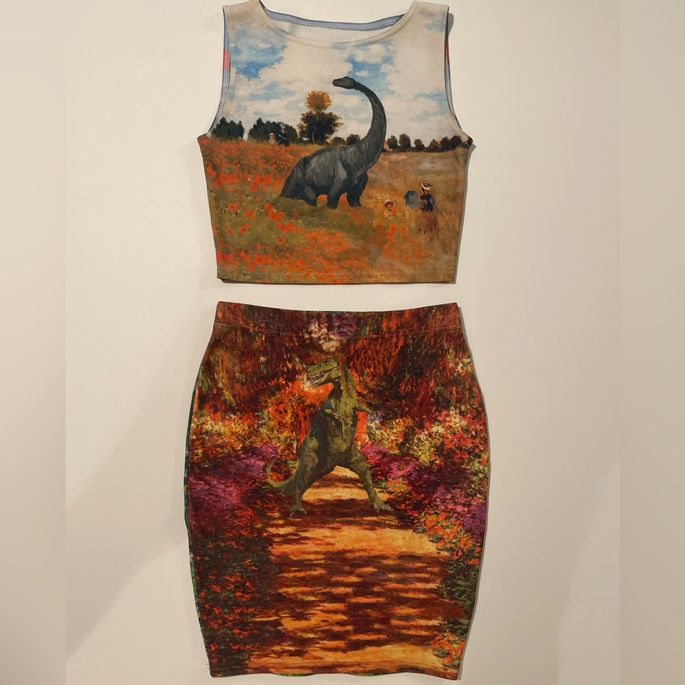 Blackmilk Impressionist Dinosaurs Set